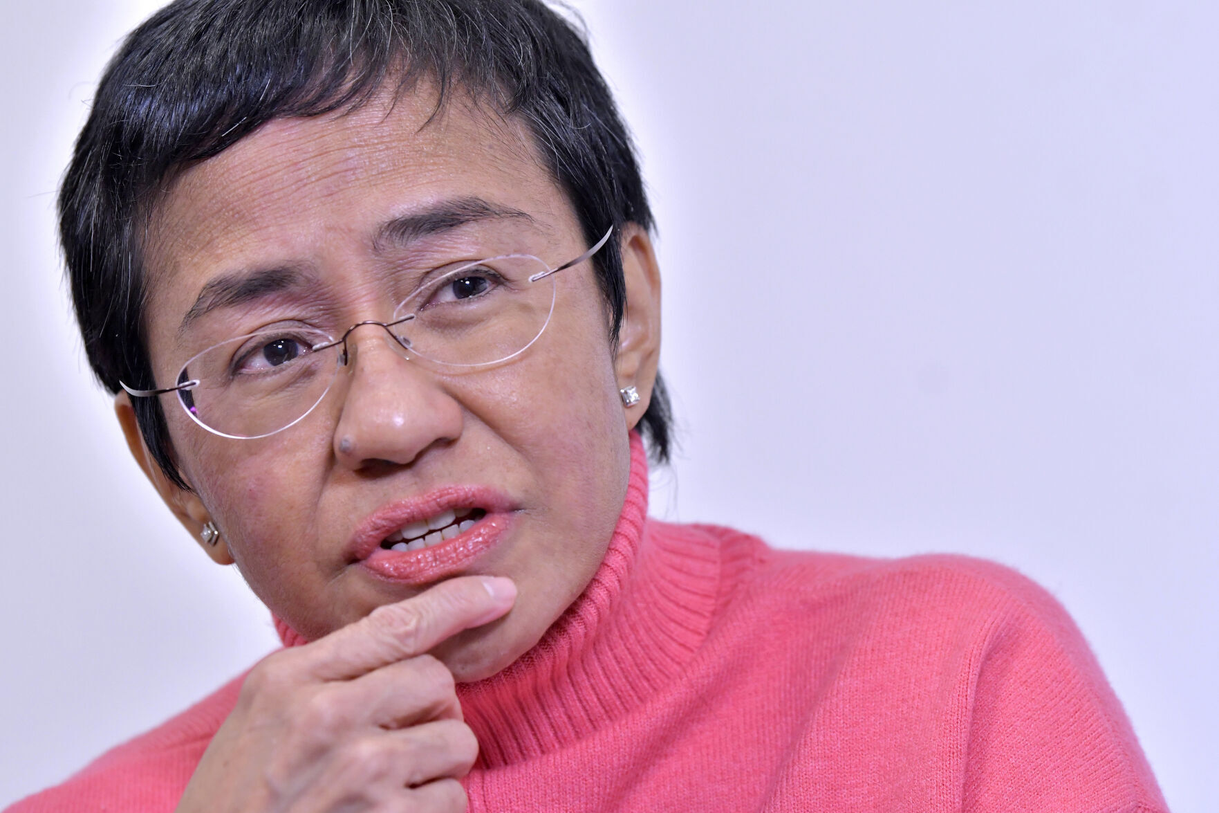 APTOPIX Harvard Maria Ressa